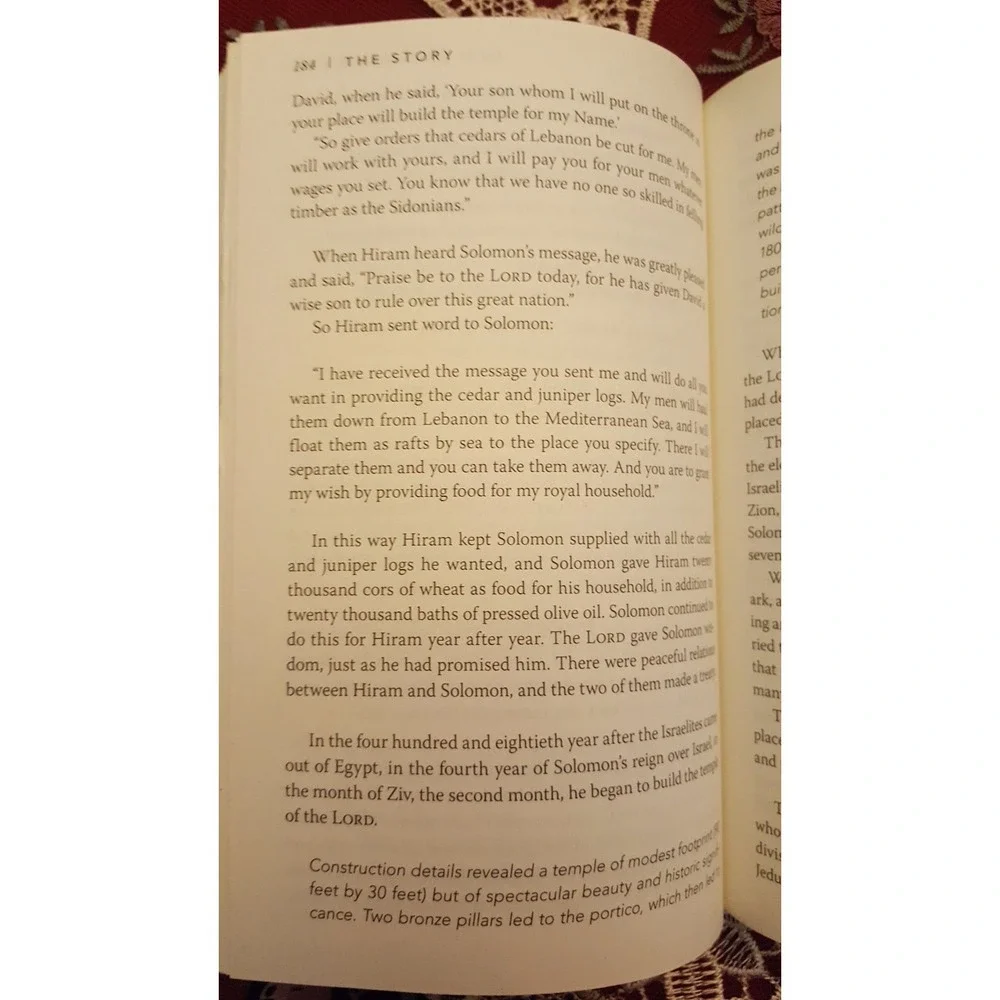 The Story The Bible as One Continuing Story of God and His People NIV Max Lucado